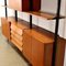 Tall Bookcase in Teak Veneer, Italy, 1950s 7