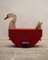 Juguete infantil mecedor de cisne francés, años 50, Imagen 8