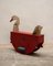 Juguete infantil mecedor de cisne francés, años 50, Imagen 9