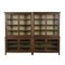 Vintage Brown Teak Cupboards 2