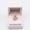 Vintage 18k Yellow Gold Green Tourmaline and Diamond Ring, 1950s 7