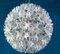 Murano Glass Flower Sputnik Chandelier from Venini, Italy, 1960s 2