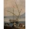 After Jacob De Heusch, Seascape with Figures, Venice, 1700s, Oil on Canvas, Framed 5