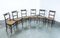 Beech Wooden Dining Chairs, 1800s, Set of 6 1