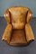 Vintage Brown Leather Armchair 6