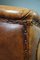 Vintage Brown Leather Armchair 12