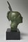 Bronze Head by Georges-Raoul Garreau, 1930s 4