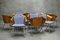 Table and Chair Set by Vico Combos for Fritz Hansen, 1970s, Set of 11 10