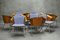 Tavolo e sedie di Vico Combos per Fritz Hansen, anni '70, set di 11, Immagine 10