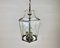 Vintage Ceiling Lantern in Metal and Glass by Massive, Belgium, 1980s, Image 4