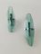 Wall Sconces in Turquoise Glass attributed to Veca, Italy, 1970s, Set of 2, Image 1