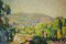 Jose Ariet Olives, paisaje de pueblo impresionista, siglo XX, óleo sobre lienzo, Imagen 5