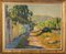 Jose Ariet Olives, Paesaggio di villaggio impressionista, XX secolo, Olio su tela, Immagine 1