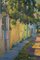 Jose Ariet Olives, paisaje de pueblo impresionista, siglo XX, óleo sobre lienzo, Imagen 6