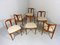 Vintage Teak Model Juliane Dining Chairs by Johannes Andersen for Uldum Møbelfabrik, 1960s, Set of 6 2