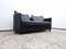 Black Leather Sofas from FSM Garnitur, Set of 2 5