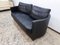 Black Leather Sofas from FSM Garnitur, Set of 2 2