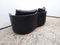 Black Leather Sofas from FSM Garnitur, Set of 2, Image 4
