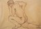 Ernest Julien Malla, Life Drawings, 1990, Pencil on Paper, Set of 2, Framed, Image 3