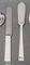 Cutlery Set in Sterling Silver by Jean Tetard, 1937, Set of 154 11