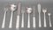 Cutlery Set in Sterling Silver by Jean Tetard, 1937, Set of 154 1