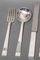 Cutlery Set in Sterling Silver by Jean Tetard, 1937, Set of 154 4