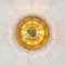 Mid-Century Glass Flush Mount or Ceiling Light from Limburg, Germany, 1960s 5