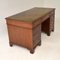 Antique Leather Top Pedestal Desk, 1820s, Image 3