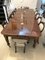Antique Victorian Figured Mahogany Extending Dining Table, 1850s, Image 6