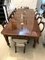 Antique Victorian Figured Mahogany Extending Dining Table, 1850s 8