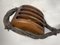 Vintage Giant Pulley Block in Wood for Boat, 1930s, Image 5