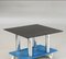 Coffee Table with Black Granite Stone Plate & Chrome-Plated Round Tube Legs by Peter Draenert for Draenert 5