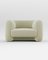 Jacob Armchair in Fabric Boucle Beige by Collector Studio 1