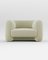 Jacob Armchair in Fabric Boucle Beige by Collector Studio, Image 1