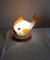 Vintage Fish Table Lamp in Colored Glass & Beech from Joska-Kristall, 1990s 5
