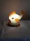 Vintage Fish Table Lamp in Colored Glass & Beech from Joska-Kristall, 1990s, Image 6