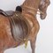 Figura de caballo vintage de cuero, años 70, Imagen 7