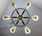 Finnish Brass Chandelier, 1960s, Image 7