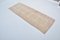 Vintage Pale Worn Pink Oushak Runner Rug 3