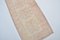 Vintage Pale Worn Pink Oushak Runner Rug 5