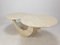 Table Basse en Travertin, Italie, 1980s 16