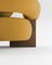 Cassete Sofa in Boucle Mustard and Smoked Oak by Alter Ego for Collector, Image 3