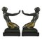 Art Deco Kneeling Nudes Bookends by Fayral for Max Le Verrier, 1930s, Set of 2 1