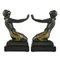 Art Deco Kneeling Nudes Bookends by Fayral for Max Le Verrier, 1930s, Set of 2, Image 1
