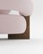 Cassete Sofa in Boucle Rose and Smoked Oak by Alter Ego for Collector 3