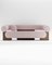Cassete Sofa in Boucle Rose and Smoked Oak by Alter Ego for Collector, Image 1