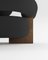 Sofá Cassete de roble ahumado y negro Boucle de Alter Ego para Collector, Imagen 3