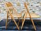 Vintage Cane & Rattan Habitat Folding Chairs, 1980s, Set of 2 10