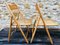 Vintage Cane & Rattan Habitat Folding Chairs, 1980s, Set of 2, Image 10