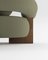 Cassete Sofa in Boucle Olive and Smoked Oak by Alter Ego for Collector, Image 2